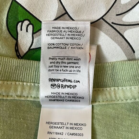 Ripndip Lonely Lover T-Shirt - Light Lime size xl - Picture 10 of 10